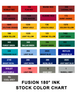 FUSION 180 INK- STOCK COLORS