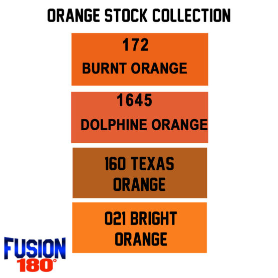 Orange Fusion 180 Ink Stock Color Collection