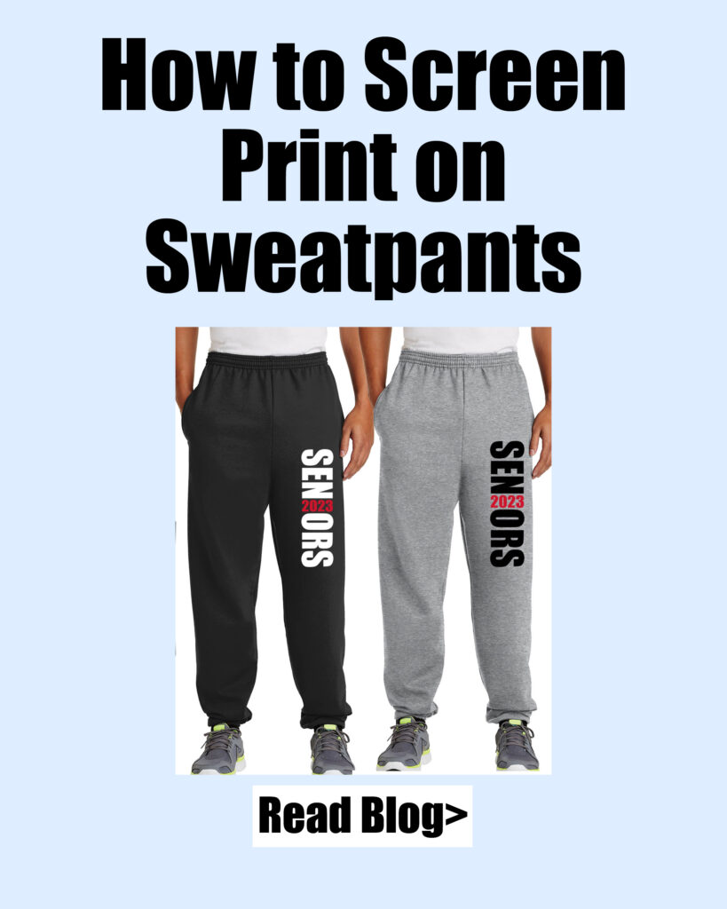 Screen outlet print sweatpants