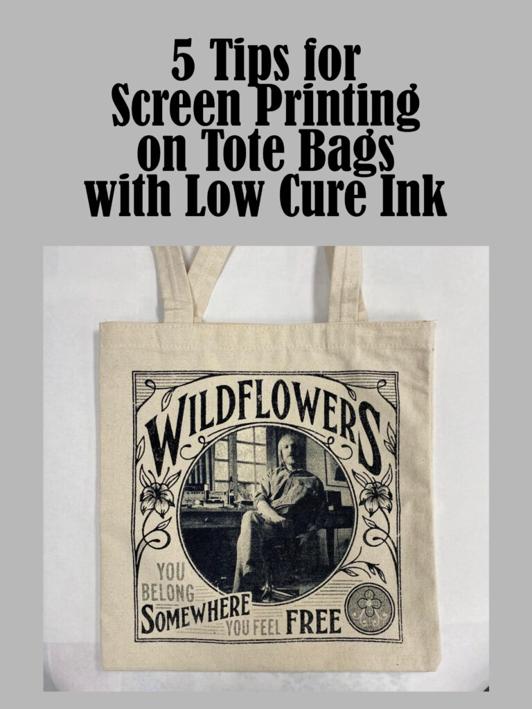 Screen print cheap small deals totes